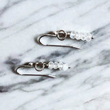 • SERENITY • Les boucles d’oreilles Argent Massif + Pierre de lune