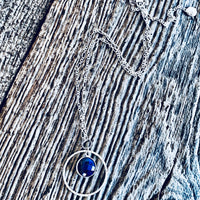 • ÉQUINOXE • Le collier Lapis-lazuli et Argent massif