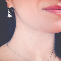 • GALACTIC • Les boucles d’oreilles Argent Massif + Pierre de lune