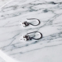 • GALACTIC • Les boucles d’oreilles Argent Massif + Pierre de lune