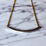 • STELLAIRE • Le collier Argent Massif + Or