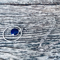 • ÉQUINOXE • Le collier Lapis-lazuli et Argent massif