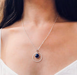 • ÉQUINOXE • Le collier Lapis-lazuli et Argent massif