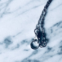• ASTRAL •  Le collier Argent Massif + Or + Topaze